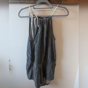 Bobi Los Angeles Romper With Back Cut Out